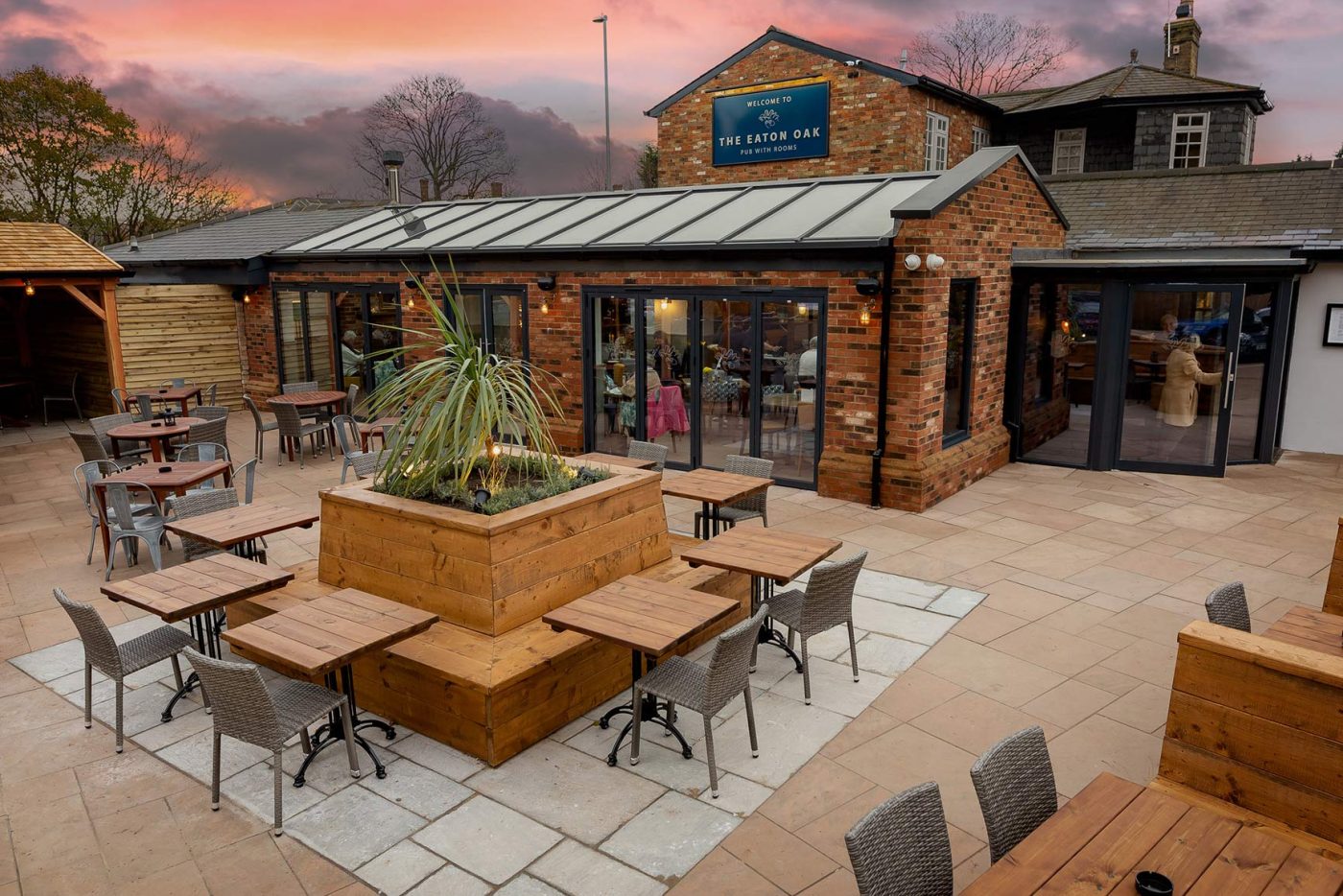 Pub garden: The Patio at The Eaton Oak